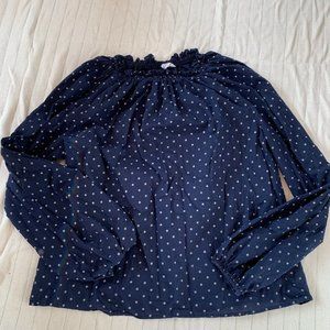 RESERVED - Gap Navy Patterned Top